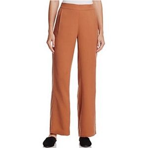 Eileen Fisher Woven Tencel Grain Deep Amber Pants